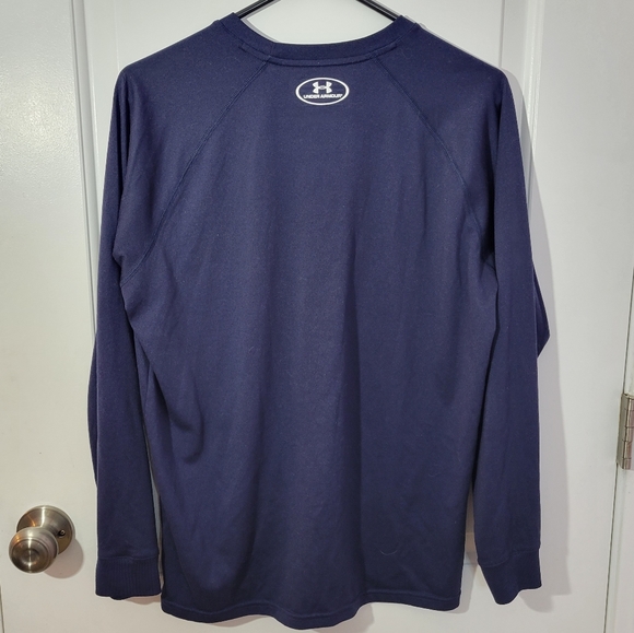 Under Armour Loose HeatGear Navy Top - Picture 3 of 4